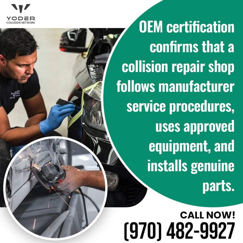 OEM approved equipment and genuine parts