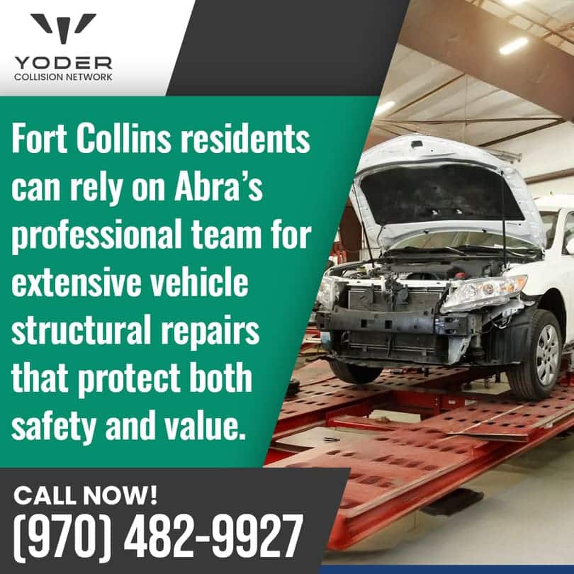 Extensive vehicle structural repair