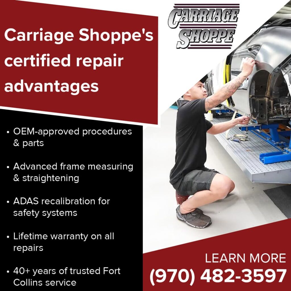 Carriage Shoppe certified repair advantages