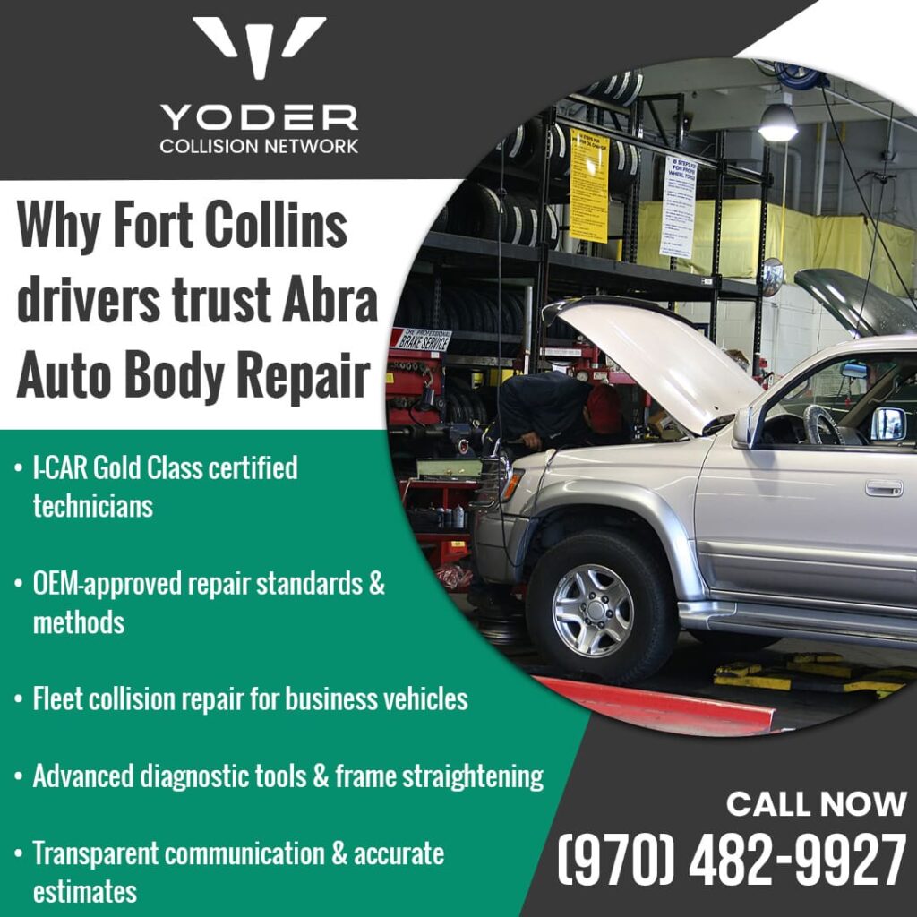 Why Fort Collins drivers trust Abra Auto Body Repair