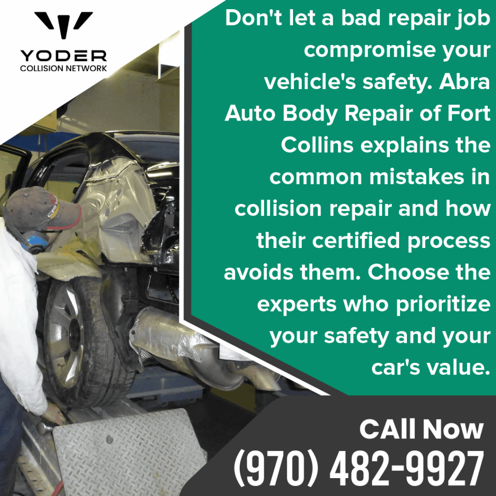 common mistakes in collision repair