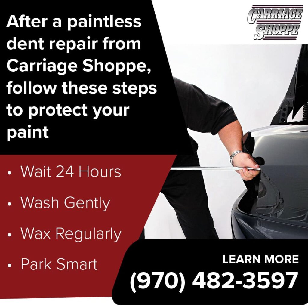 Carriage Shoppe protecting paint