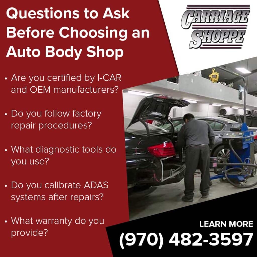 Questions to ask before choosing Auto Body Shop