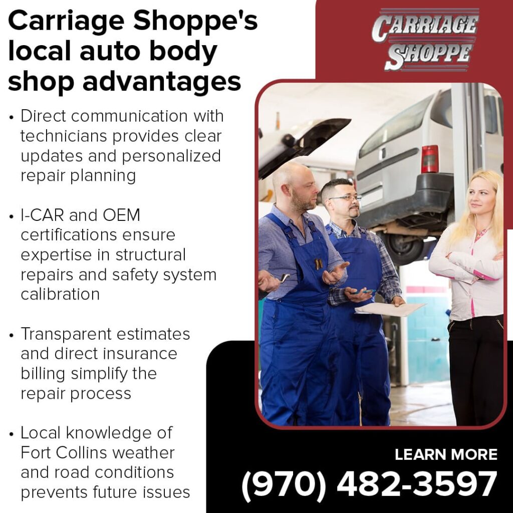 Local Auto Body Shop Advantages