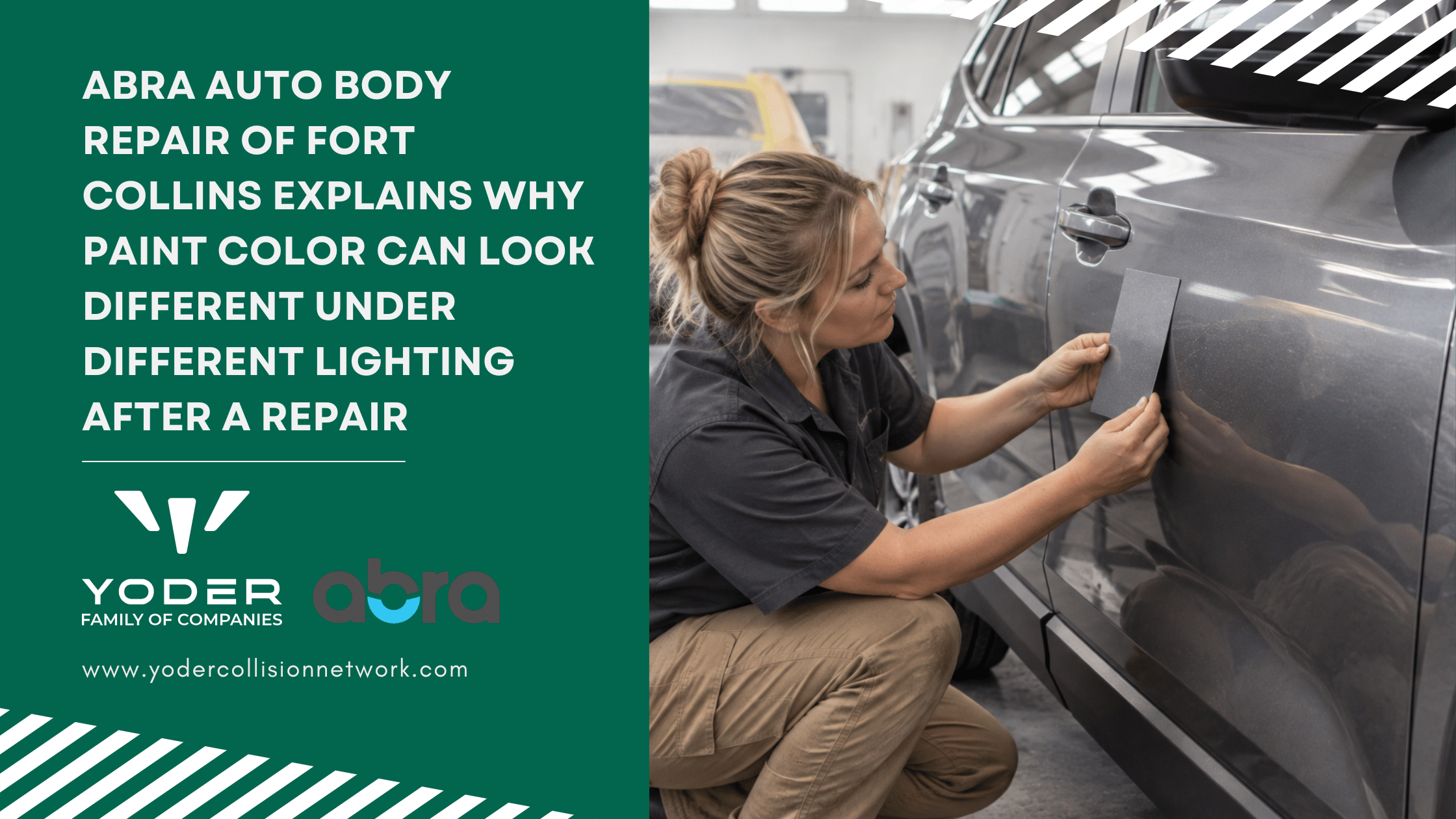 ABRA Auto Body Repair of Fort Collins Explains Why Paint Color Can Look Different Under Different Lighting After a Repair